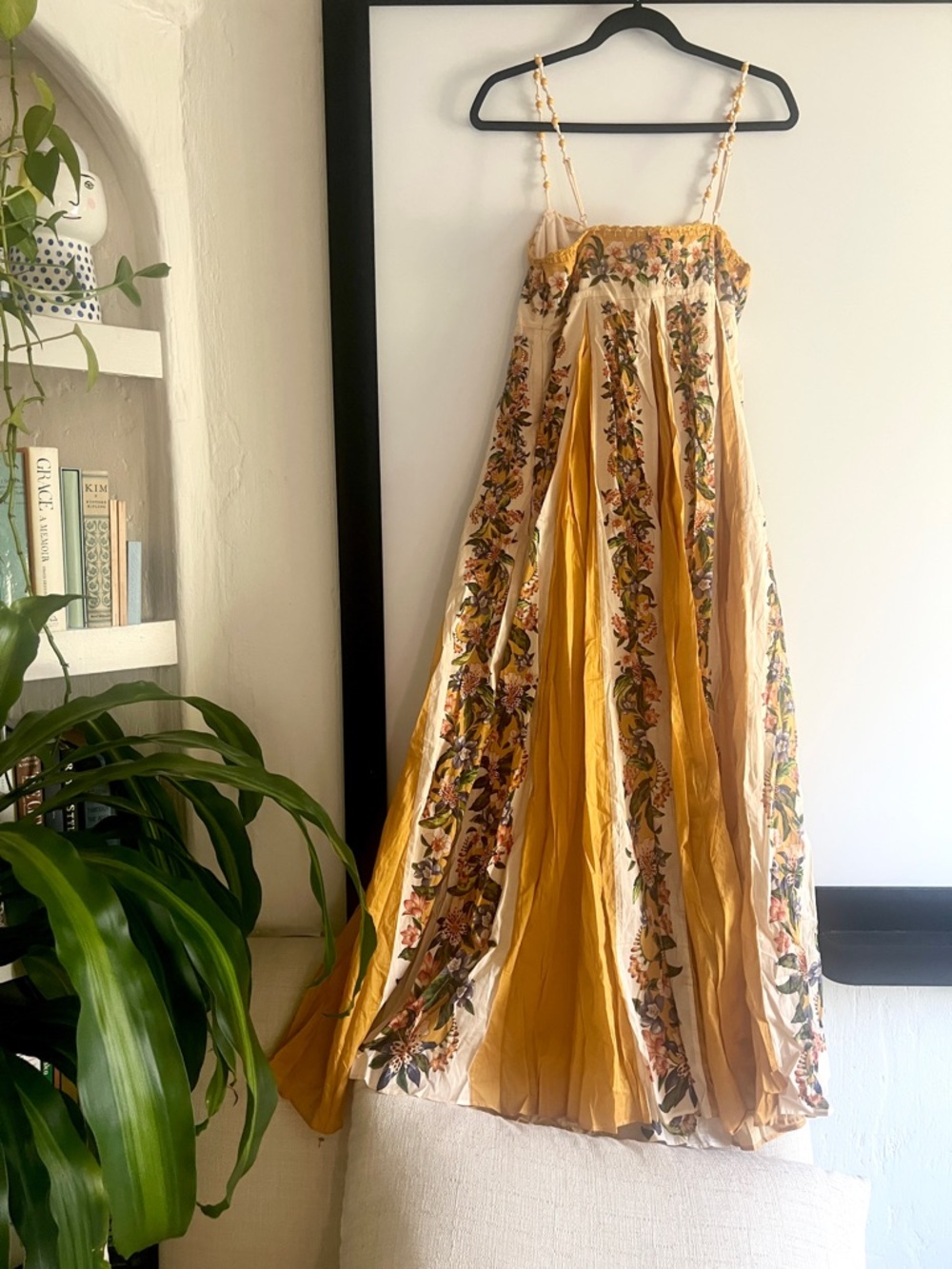 FARM Rio Sand Hilo Stripes Maxi Dress Size Medium NWT - Picture 9 of 16